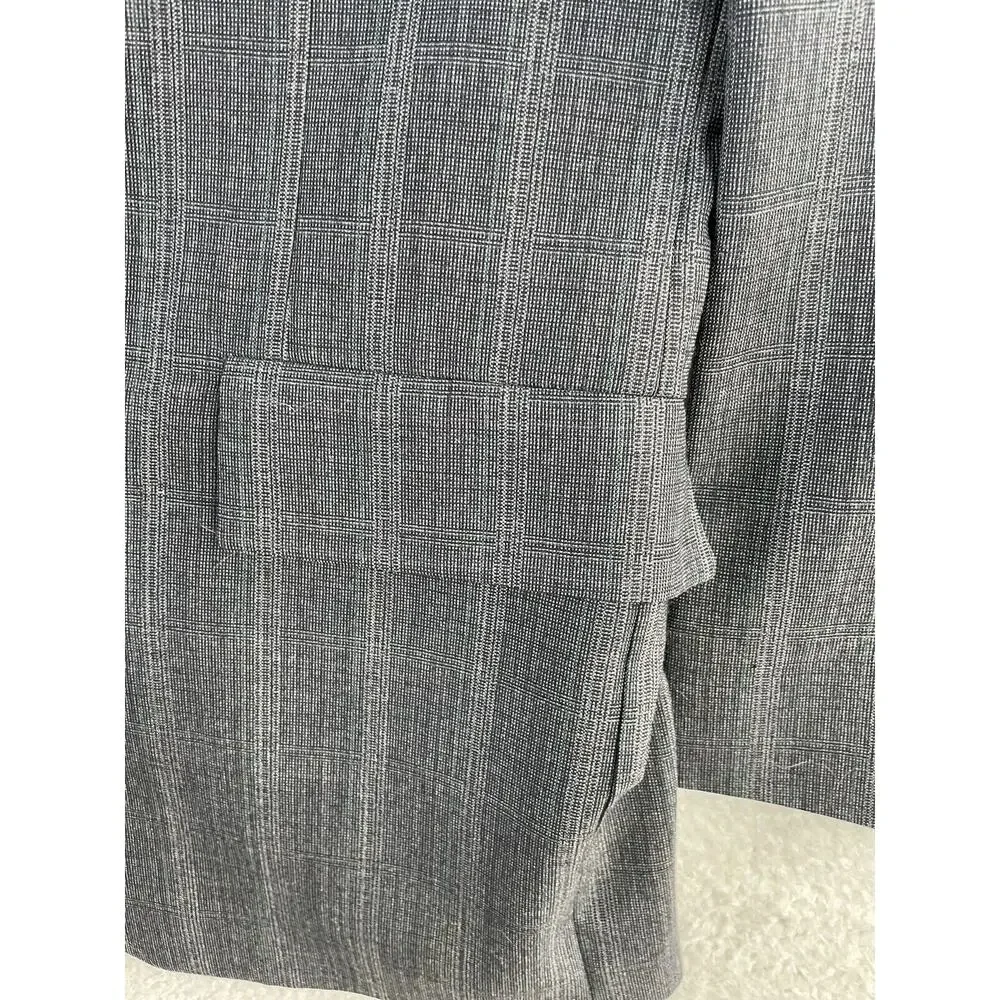 Richmann Brothers Wool Blazer Mens Sz 42 Gray Embassy Square Suit Jacket READ